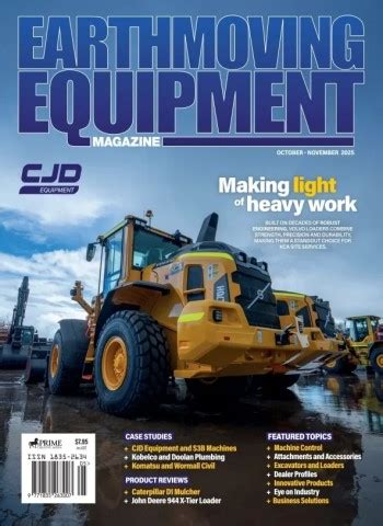 Earthmoving Equipment - October-November 2025 | Construction Machinery ...