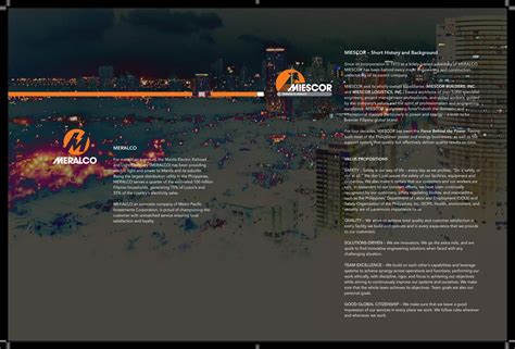Miescor Brochure 2014 | PDF - subsidiaries of meralco