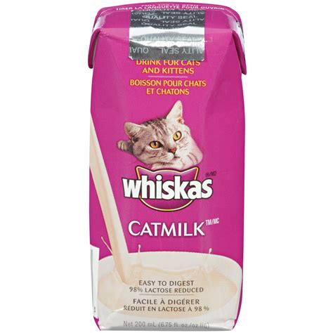(1 Pack) Whiskas Milk Plus Drinks Box For Cats, 6.75 oz. - Walmart.com ...