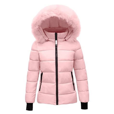 CILENON Women's 2024 Warm Parka Jacket Short Quilted Waterproof Coat ...