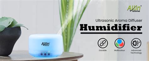 Allin Exporters DT-208 1000ml Touchpad Ultrasonic Humidifier ...
