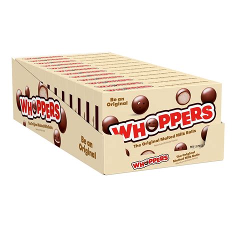 WHOPPERS Malted Milk Balls, Delicious Chocolate Candy, Kosher Certified ...