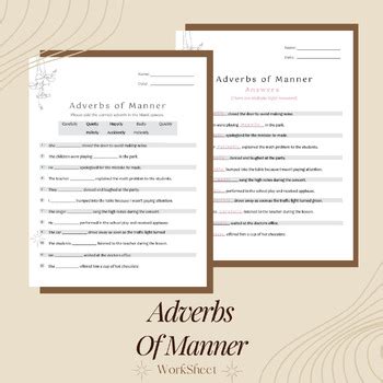 Manner Worksheet 的图像结果