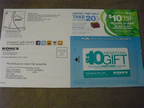 Kohls Gift Card Coupons at Lachlan Ricardo blog
