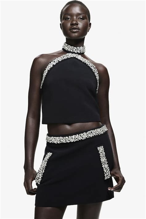 Halter Neck Tops | Crop, Wrap & Criss Cross | H&M IN