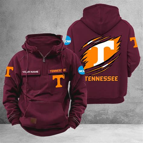 Tennessee Volunteers Multi-Pockets Zip-Up Hoodie – Nousty