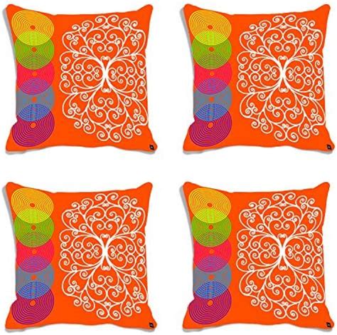 Walrus Premium Abstract Cushion (with Filler) - Set of 4 : Amazon.in