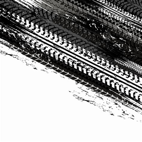 Motorcycle Tire Tracks Clip Art