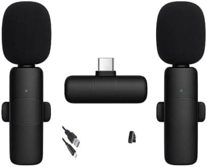 Wireless Microphone* for Youtubers, Vlogging, Singing with Noise ...