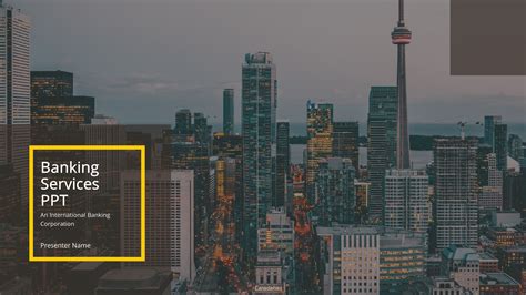 Bank Presentation Template