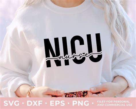 NICU Neonatal Nurse SVG Vinyl Cutting File Personal - Etsy