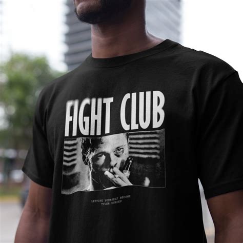 Letting Yourself Become Tyler Durden - Fight Club T-shirt – Forucinema