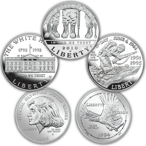 The Complete Set of West Point Mint Commemorative Silver Dollars