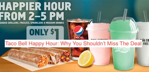Taco Bell Happy Hour 2023: Why You Shouldn't Miss The Deal - Breakfast ...