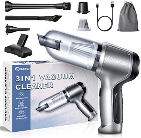 Saker Mini Handheld Cordless Vacuum Cleaner,3 in 1 Car Vacuum Cleaner ...