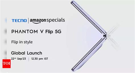 Tecno Phantom V Flip to launch on September 22: All Details - Times of ...