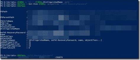BitLocker Recovery Keys Using PowerShell 的图像结果
