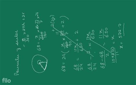 Sector of a Circle Example 的图像结果