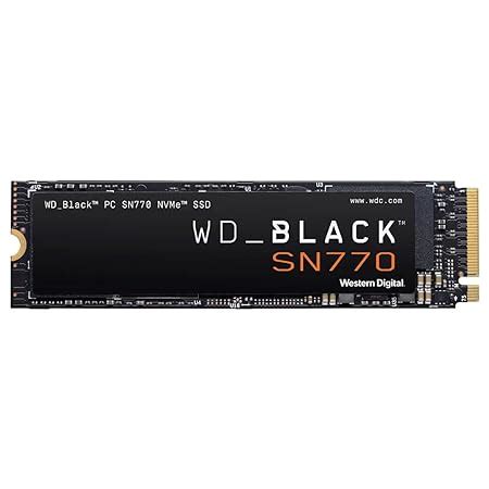 Amazon.in: Buy Western Digital WD Black SN770 NVMe 1TB, Upto 5150MB/s ...