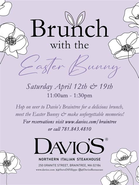 Brunch with the Easter Bunny, 250 Granite Street, Braintree, MA, United ...