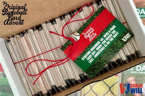 The Original Baseball Card Advent Calendar - 24 Day Christmas Countdown ...