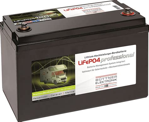 BATTERIE LITHIUM 120 AH BUTTNER ELEKTRONIK - Aubaines