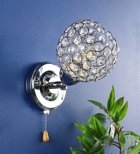 RIBIA Chrome Wall Light | Buy Wall Lights Online In India | By Stello ...