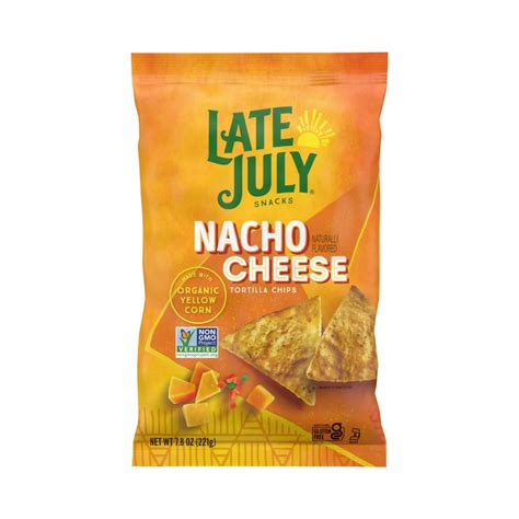 Late July Tortilla Chips Nacho Cheese 7.8 oz - Orgánica Store Panamá