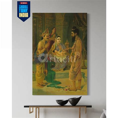 Buy Basavanna by Raja Ravi Varma Famous Canvas Painting Online - Artociti