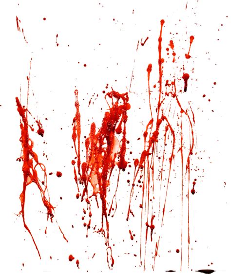 Blood Splatter, Stain Effect, Red Liquid Transparent