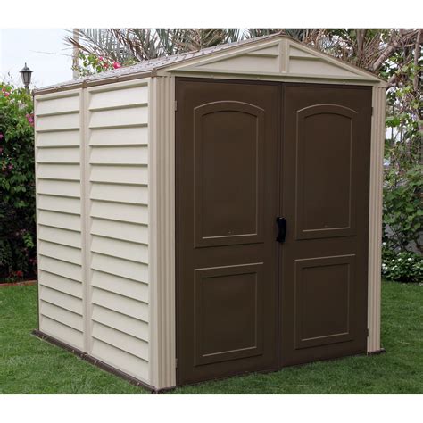 Duramax Woodside Vinyl Shed with Floor - 6 x 6 ft. - Walmart.com