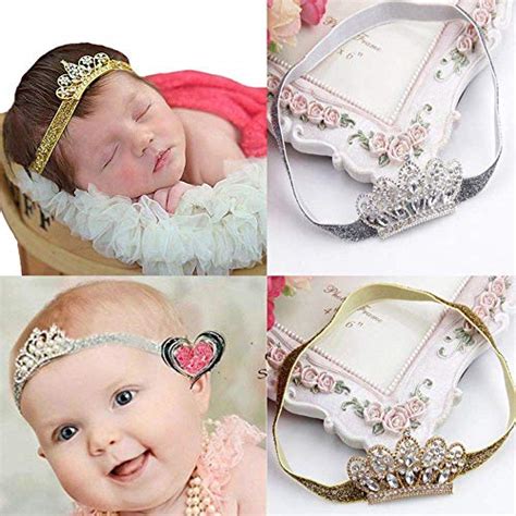 SYGA 1 Piece Baby Girls Headdress Crystal Crown Children's Girls Hair ...