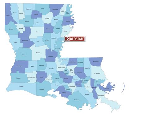 Louisiana Map With Parishes Listed | semashow.com