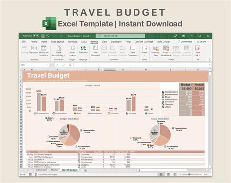 50+ Microsoft Excel Travel Template Csv - Great Research