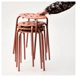 MARIUS stool, red-brown, 45 cm (173/4") - IKEA