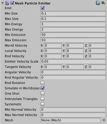 Image result for Unity Particle Mesh Bullet