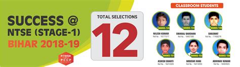 Bihar NTSE stage 1 result 2018