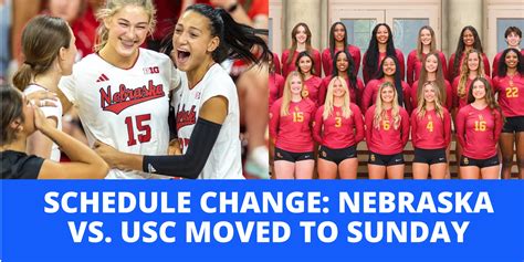 Nebraska volleyball schedule 2025 - Time, Date ,Score ,place