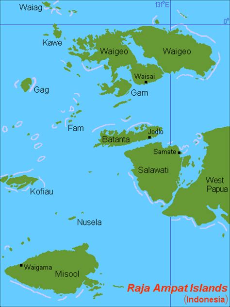 Îles Raja Ampat - Définition et Explications