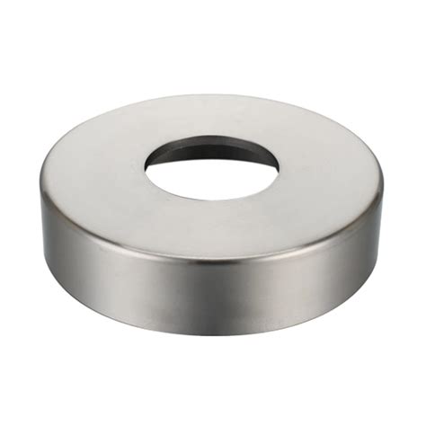 Stainless Steel Handrail Round Pipe Post Base Plate Cover for Staircase ...