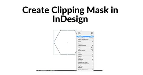 Image result for InDesign Mask Image