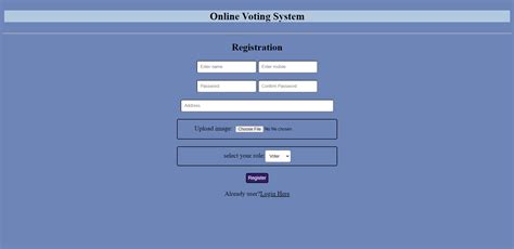 Image result for E Voting System Using HTML