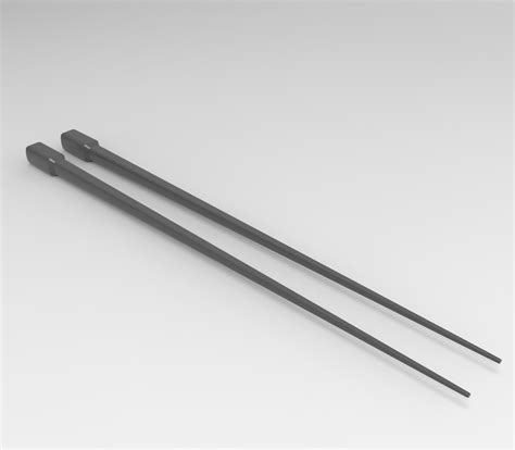 STL file chopsticks・3D printer model to download・Cults
