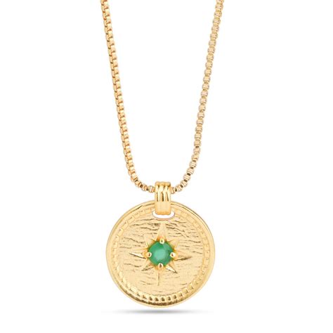 Cleo Green Onyx Necklace – La Vitá Jewels