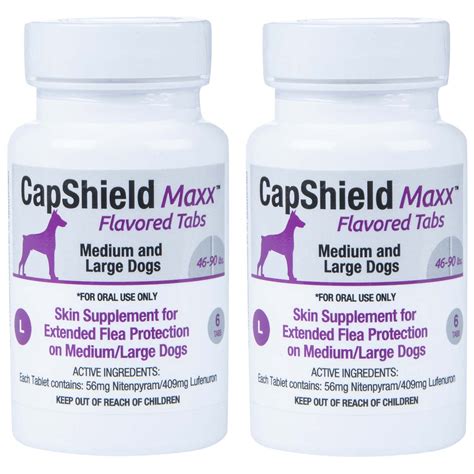 CapShield Maxx Flavored Tabs for Dogs, 6 ct — Jeffers