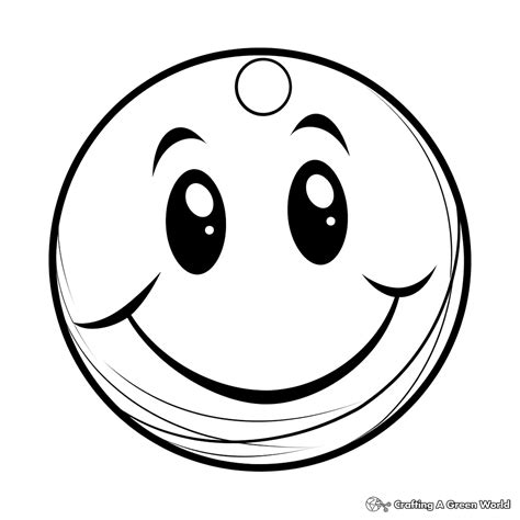Smiley Face Coloring Pages - Free & Printable!