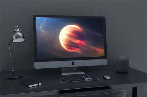Free iMac Pro Mockup (PSD)