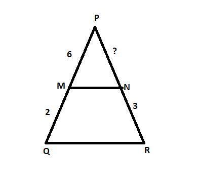 In triangle pqr, M and N are points on the sides PQ and PR respectively ...