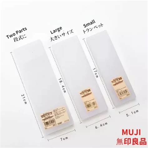 Muji Transparent Frosted Pencil Case for Pens and India | Ubuy