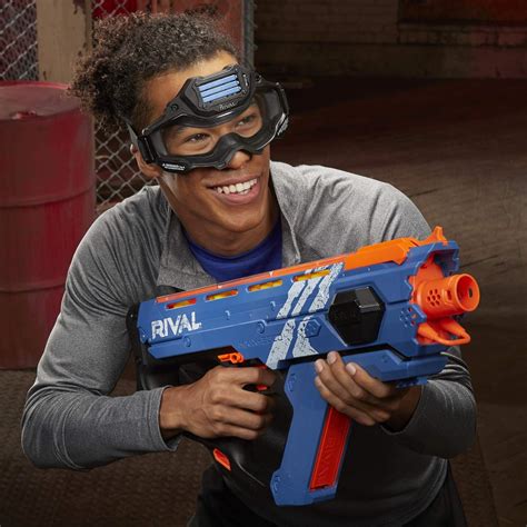 Buy NERF Perses Mxix-5000 Rival Motorized Blaster (Blue) -- Fastest ...